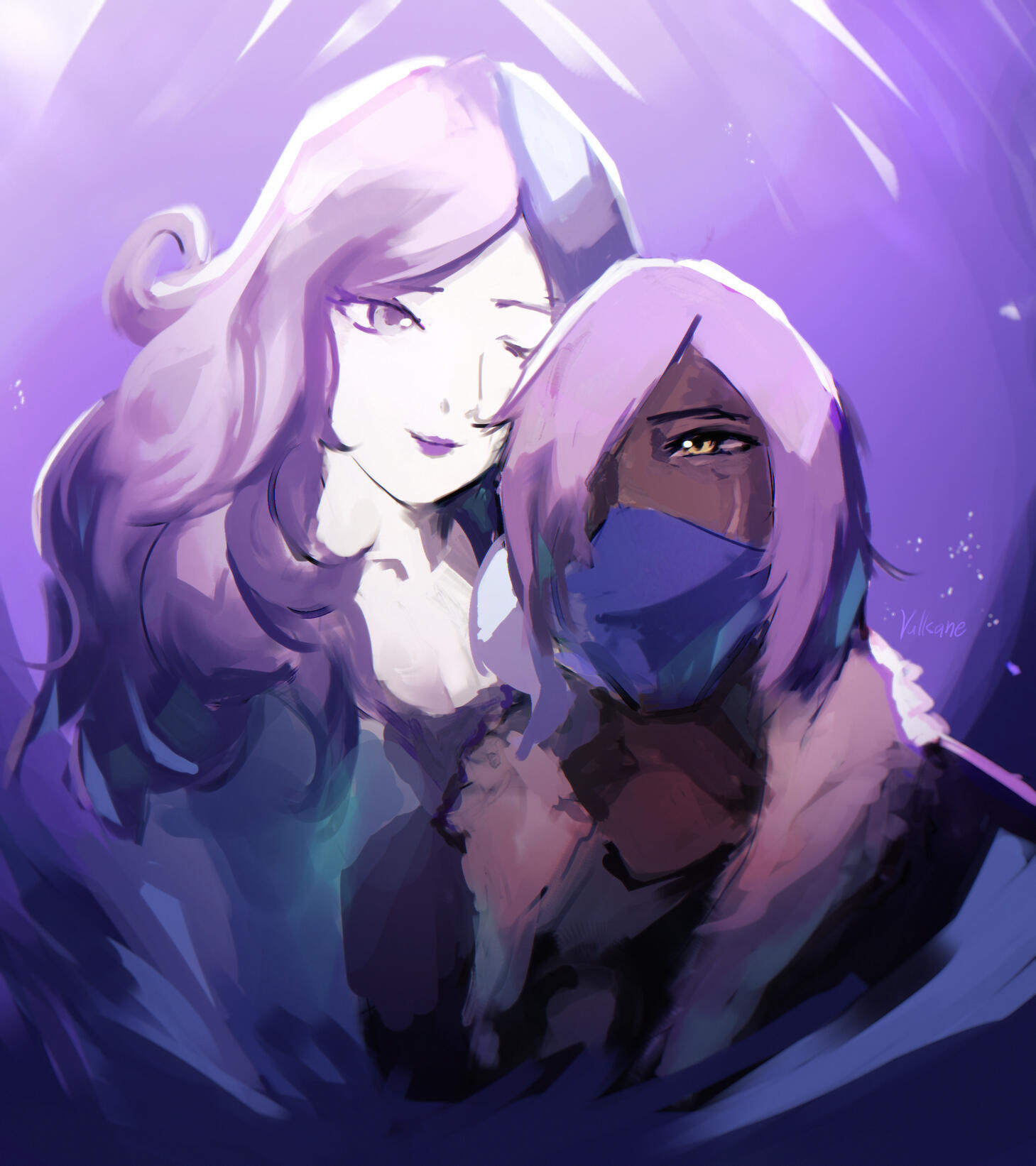 Artfight Attack! Characters belong to athyart on AF.